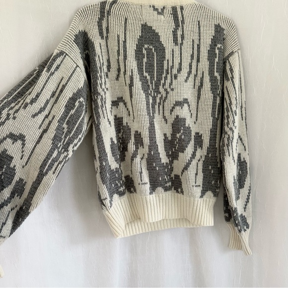 Sostanza Fashion Police Vintage Retro Puffy Arm Sweater Small - Picture 9 of 15